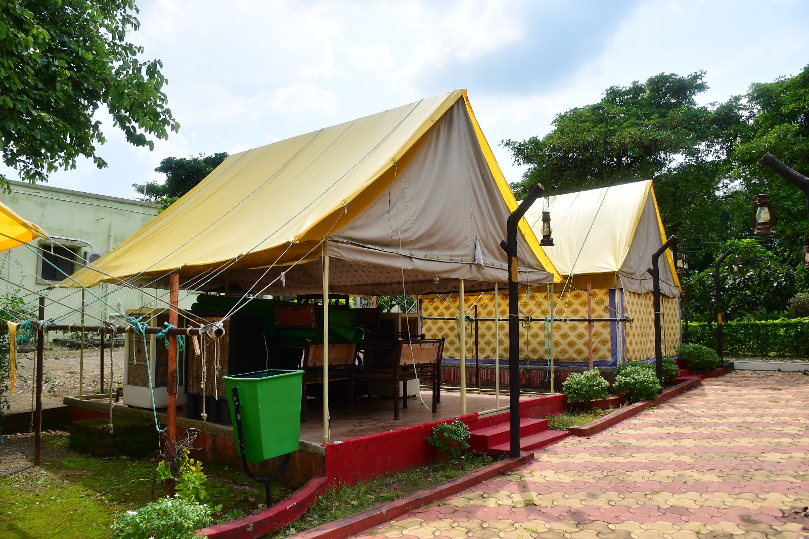 Outdoor Tent Accommodations